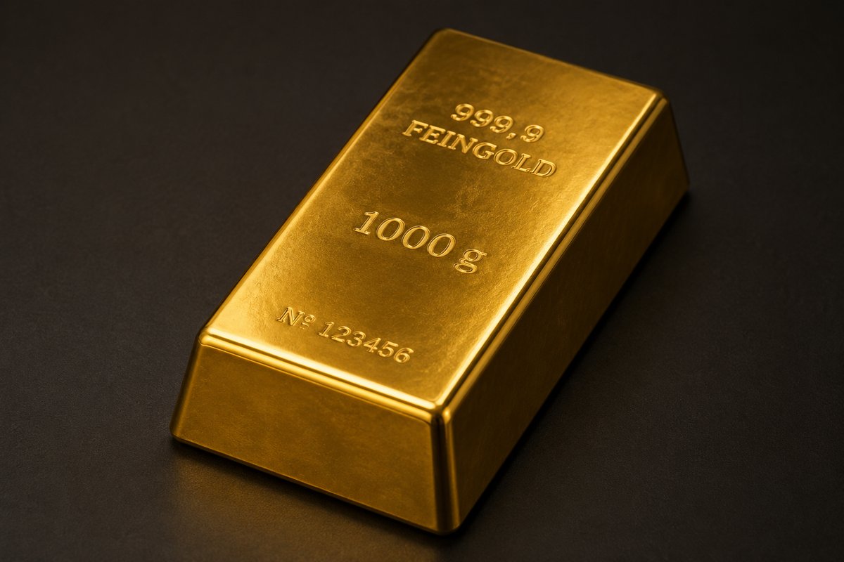 Pinay Gold Queen hält einen 1000g Feingoldbarren — physisches Gold von TGI International